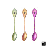 Titanium Vintage Coffee Spoon