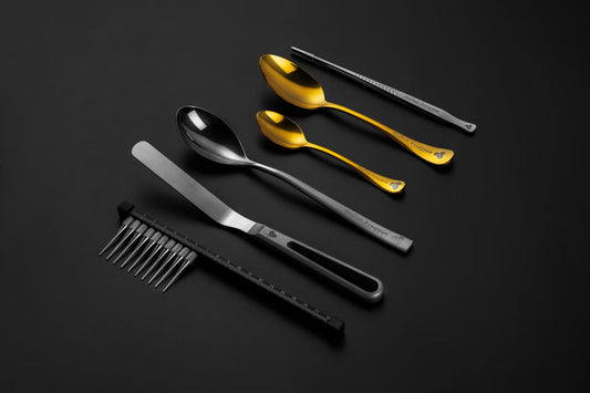 Discover our exclusive Titanion x Chef Midhun Ayyappan kitchenware set — the ultimate luxury gift for professional chefs and fine dining lovers.