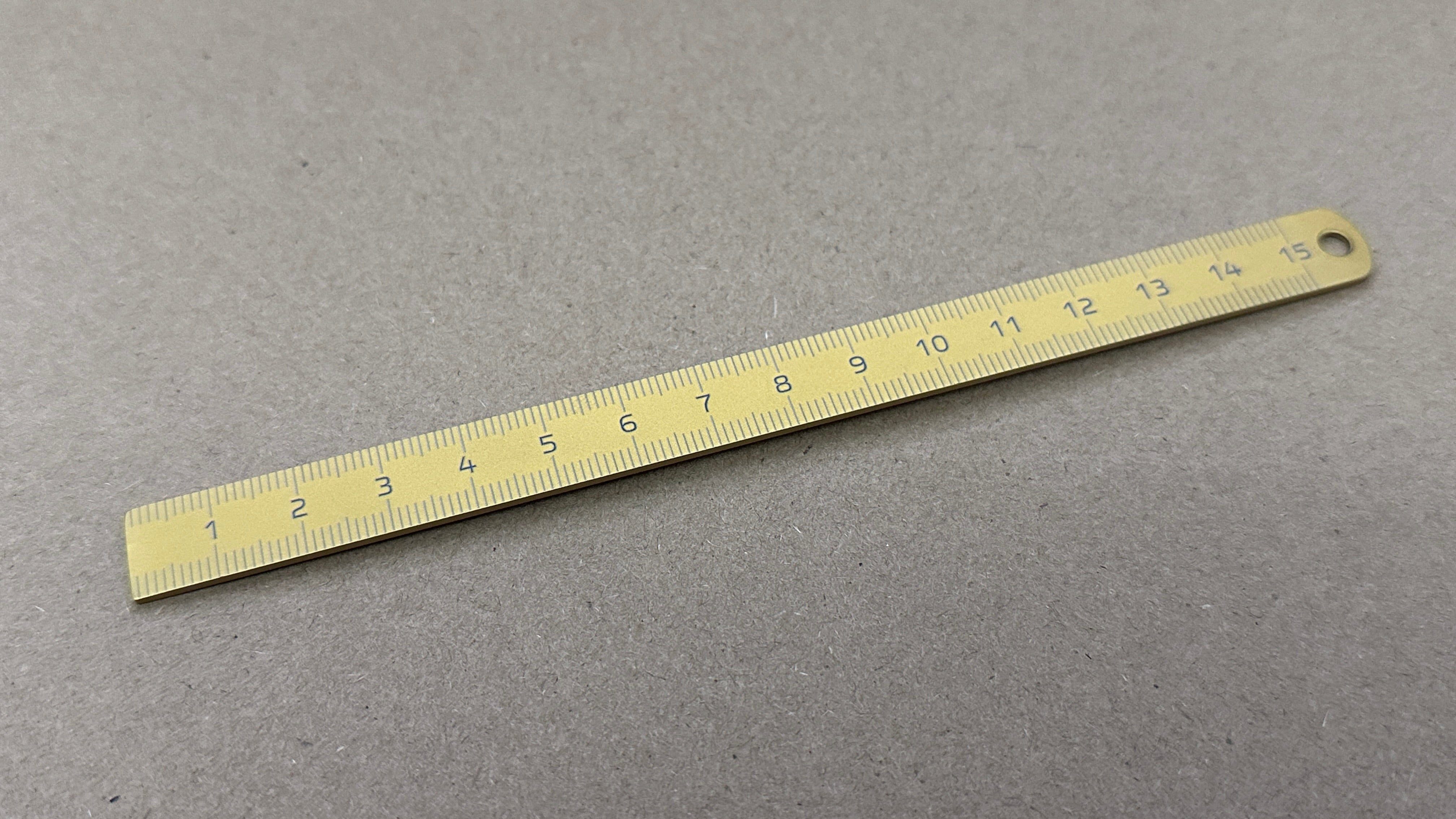 Titanium Ruler - 15cm / 6