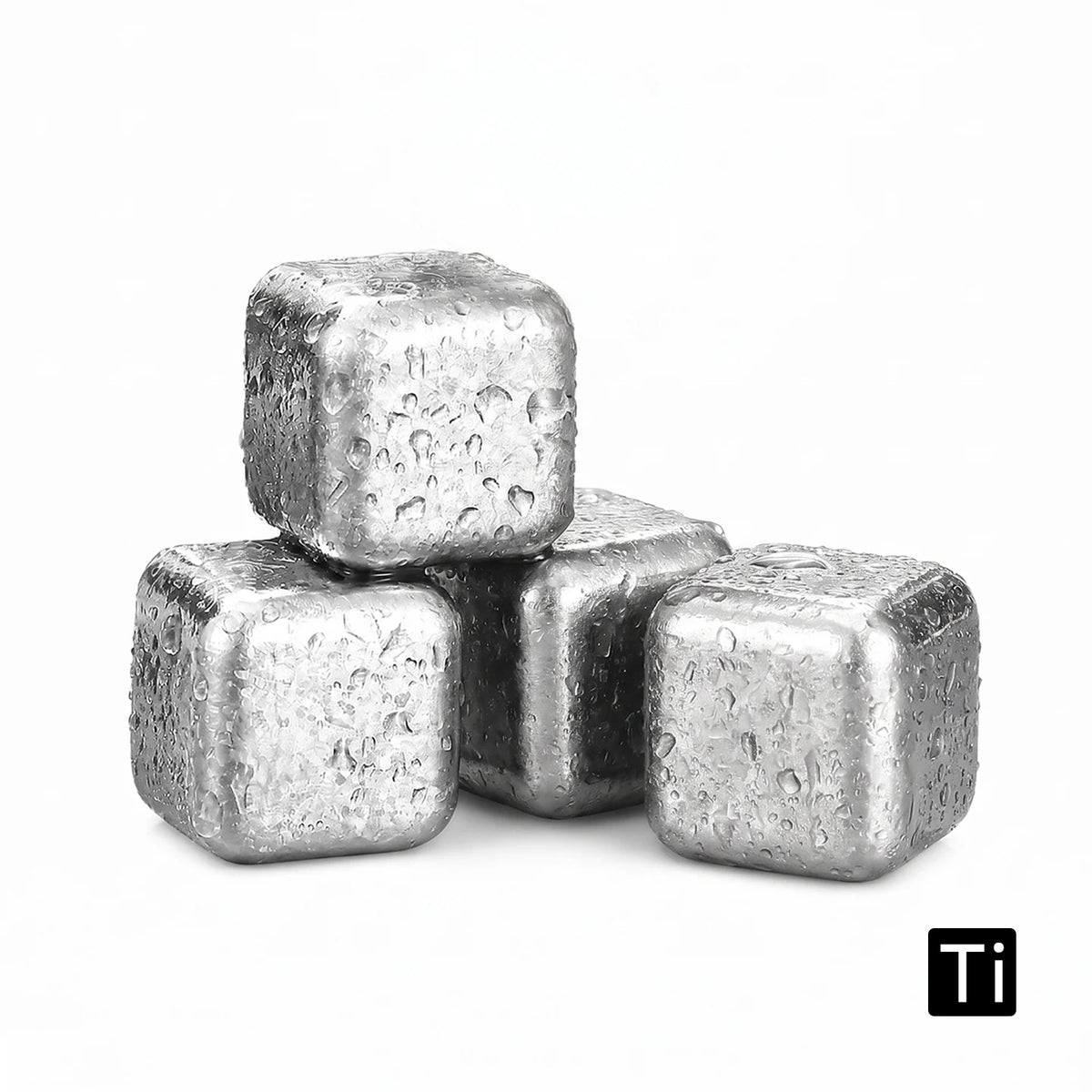 Titanium Ice Cubes (4pcs Set)