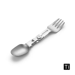 Titanium Foldable Spork