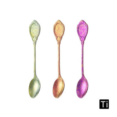 Titanium Vintage Coffee Spoon