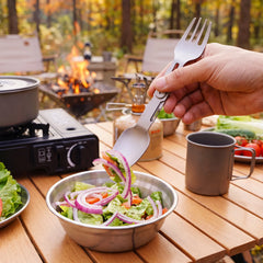 Titanium Foldable Spork