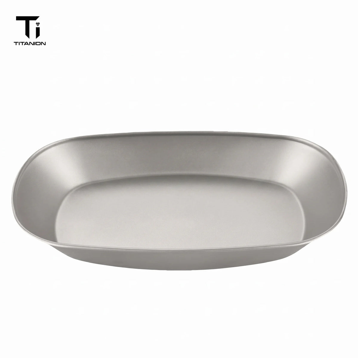 Pure Titanium Multifunctional Plate, Outdoor Camping Steaming & Salad Dinner Plate