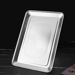Pure Titanium Thickened Rectangular Serving Platter