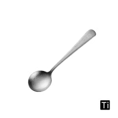 Pure Titanium Large Round Head Spoon Long Handle Soup Spoon