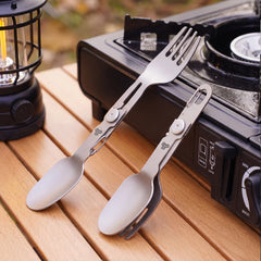 Titanium Foldable Spork