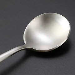 Stainless Steel Cutlery Set Brushed Silver, Knife Fork Spoon 3 Pieces Tableware Kit