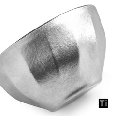 Pure Titanium Ice Flower Gradient Bowl