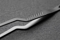(BOLT) Titanium Offset Tweezers 20cm