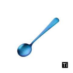 Pure Titanium Large Round Head Spoon Long Handle Soup Spoon