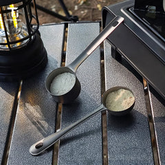 Pure Titanium Measuring Spoon, Lightweight Coffee Bean Powder Scoop, Portable Outdoor Camping Tea Milk Powder Spoon
