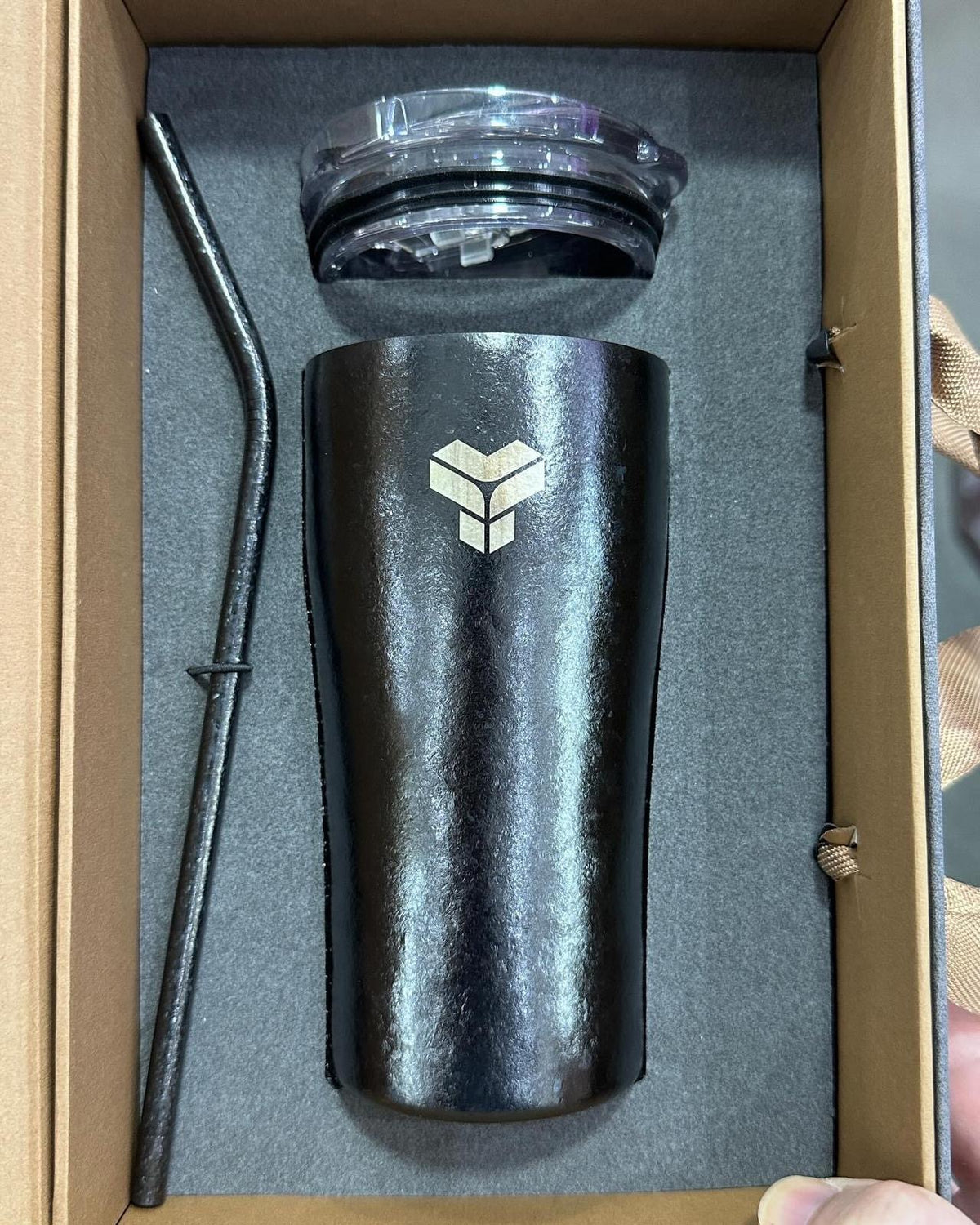 Ensemble de gobelets en titane - Double couche scellé sous vide