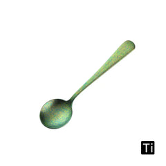 Pure Titanium Large Round Head Spoon Long Handle Soup Spoon