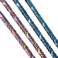 Titanium Twisted Pattern Chopsticks