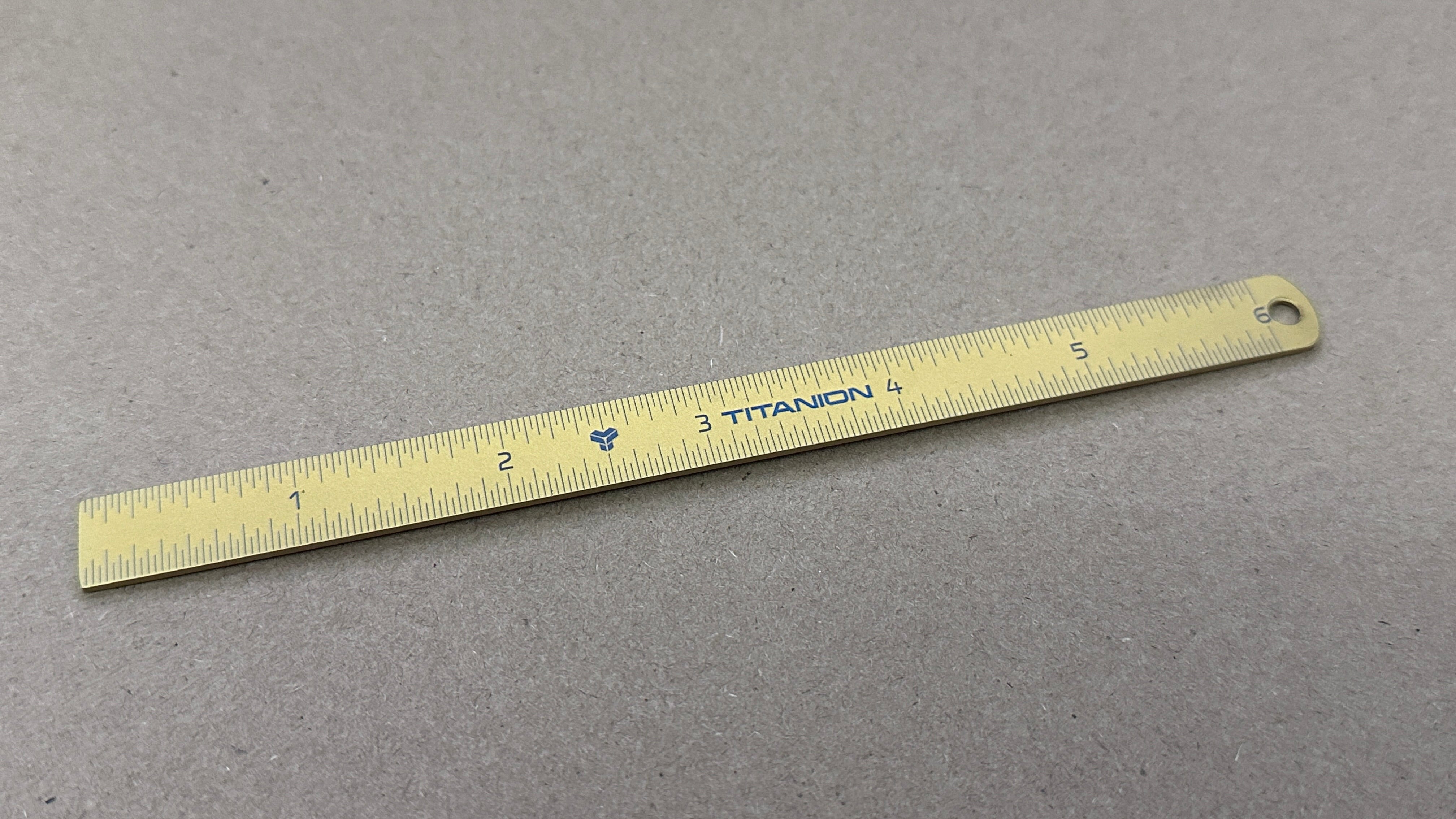 Titanium Ruler - 15cm / 6