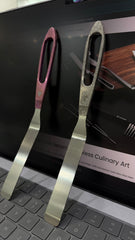 (HANE) Titanium Offset Spatula