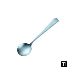 Pure Titanium Large Round Head Spoon Long Handle Soup Spoon