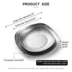 Pure Titanium Square Tray Anti-Scald