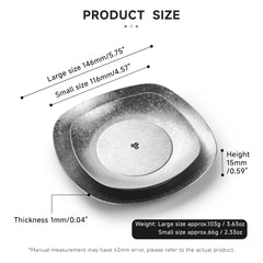 Titanium Square Tray Anti-Scald