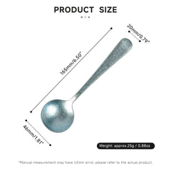 Pure Titanium Large Round Head Spoon Long Handle Soup Spoon