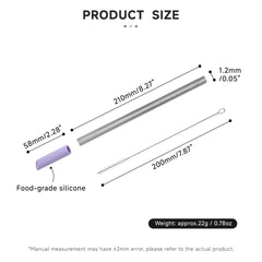 Titanium Boba Straw