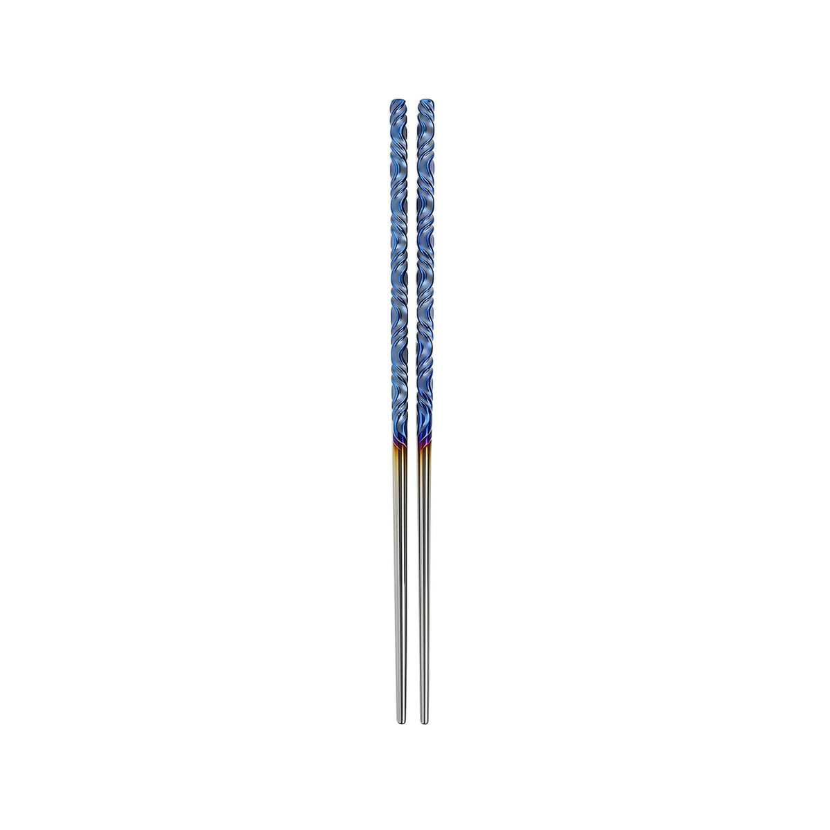 Titanium Twisted Pattern Chopsticks