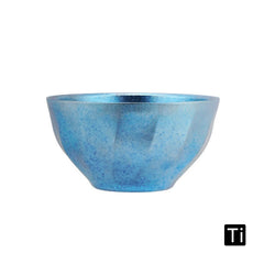 Pure Titanium Ice Flower Gradient Bowl