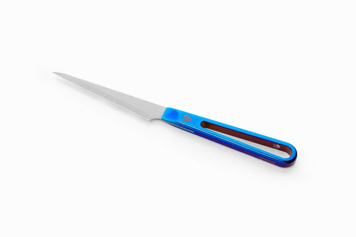 (STARKEN) BLUE Titanium Paring Knife