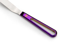 (Mirror Purple) Titanium Offset Spatula