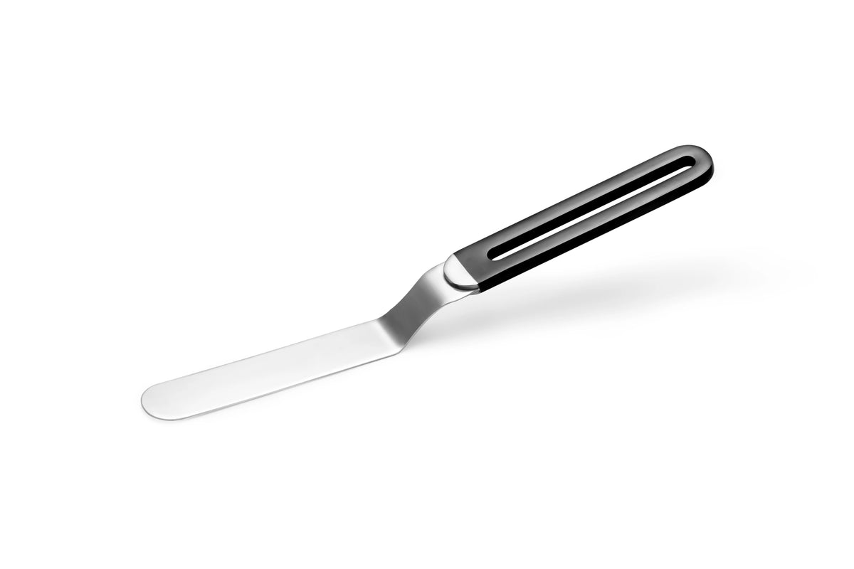 Offset Spatula – Stainless Steel (Black)
