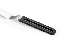 Offset Spatula – Stainless Steel (Black)
