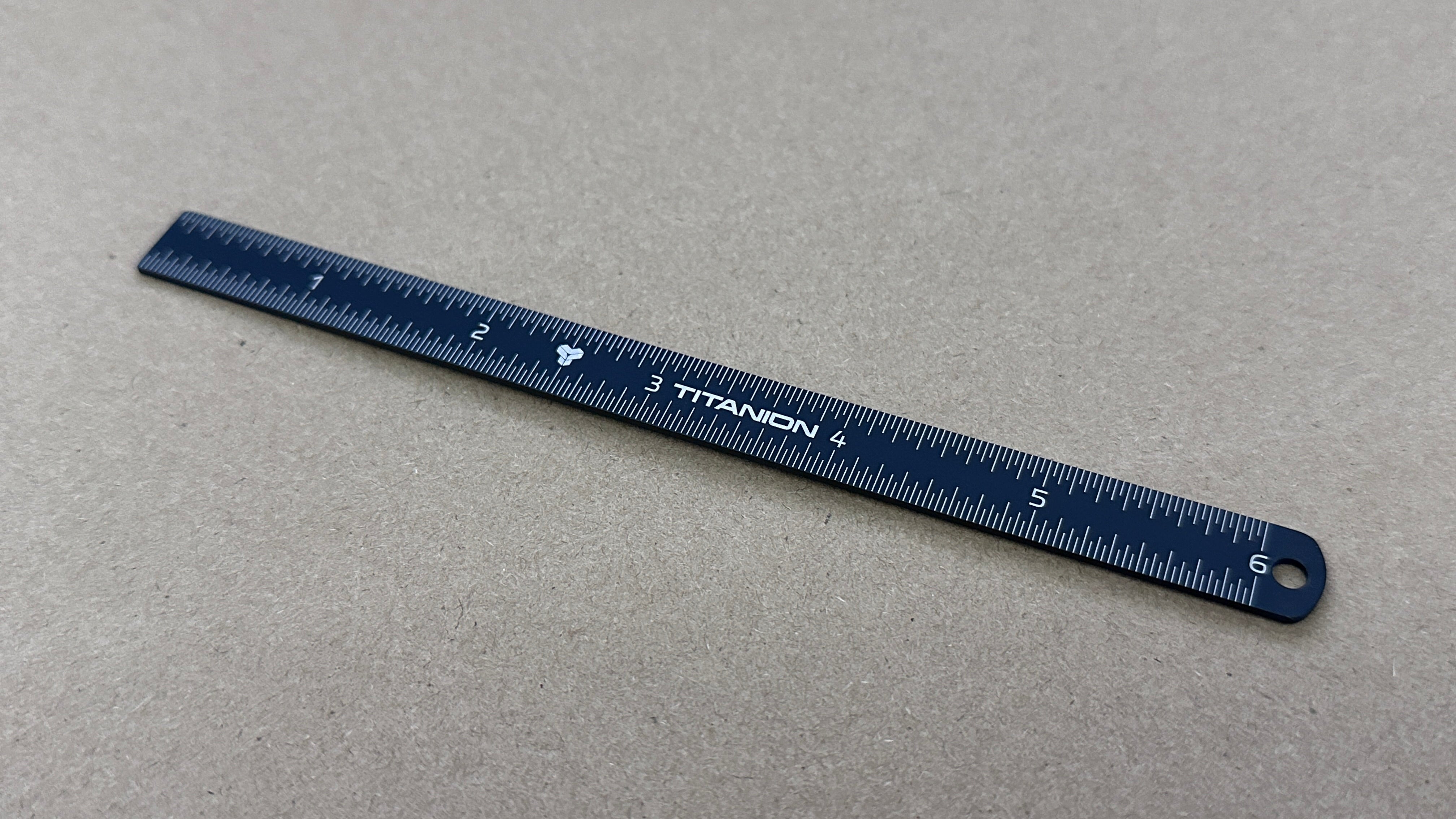 Titanium Ruler - 15cm / 6