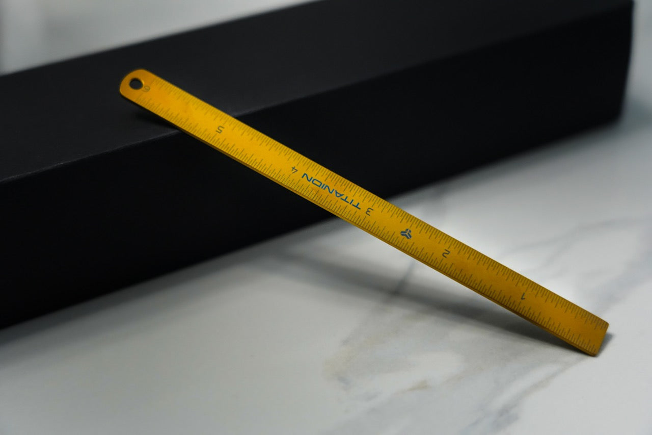 Titanium Ruler - 15cm / 6