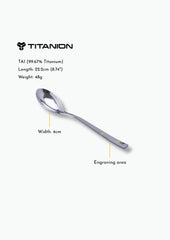 (NEO) Titanium Rocher Spoon 23cm / 9”
