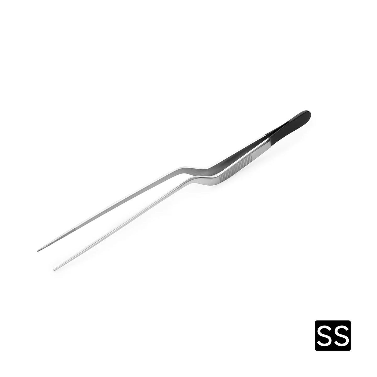 20 cm Offset Kitchen Tweezers - Stainless Steel