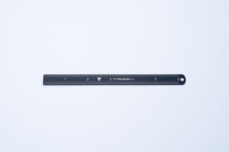 Titanium Ruler - 15cm / 6