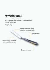 (MORPH) Titanium Spatula - MOF Chef Angelo Musa Limited Edition