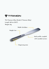 Titanium Straight Spatula