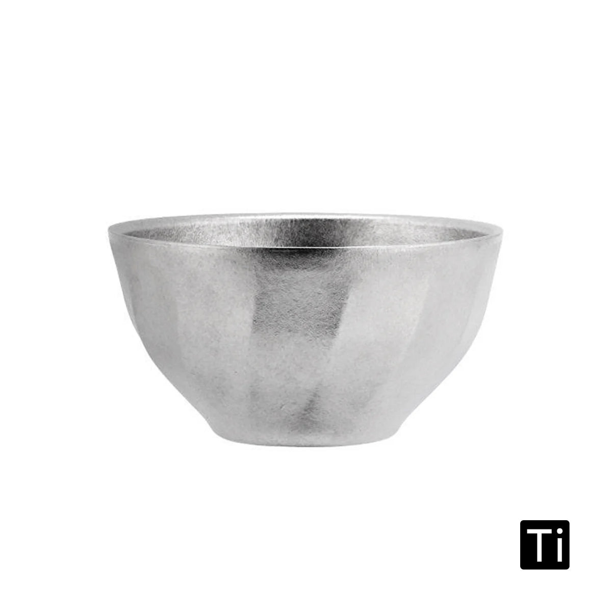 Pure Titanium Ice Flower Gradient Bowl