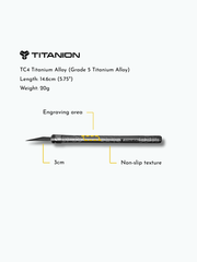 (DAGON) Titanium Pen Knife